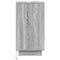vidaXL Bedside Cabinet with LED Lights Grey Sonoma 38x34x65 cm
