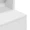 vidaXL Bedside Cabinet White 39x35x125 cm Engineered Wood