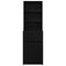vidaXL Bedside Cabinet Black 39x35x125 cm Engineered Wood