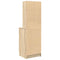 vidaXL Bedside Cabinet Sonoma Oak 39x35x125 cm Engineered Wood
