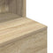 vidaXL Bedside Cabinet Sonoma Oak 39x35x125 cm Engineered Wood
