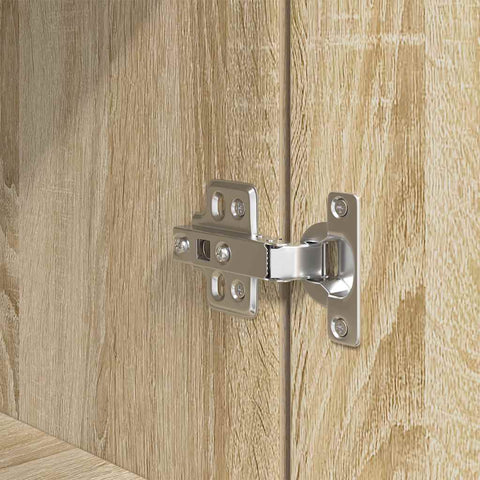 vidaXL Bedside Cabinet Sonoma Oak 39x35x125 cm Engineered Wood