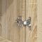 vidaXL Bedside Cabinet Sonoma Oak 39x35x125 cm Engineered Wood