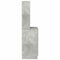vidaXL Bedside Cabinet Concrete Grey 39x35x125 cm Engineered Wood