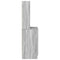 vidaXL Bedside Cabinet Grey Sonoma 39x35x125 cm Engineered Wood