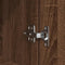 vidaXL Bedside Cabinet Brown Oak 39x35x125 cm Engineered Wood