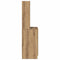vidaXL Bedside Cabinet Artisan Oak 39x35x125 cm Engineered Wood