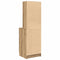 vidaXL Bedside Cabinet Artisan Oak 39x35x125 cm Engineered Wood
