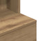 vidaXL Bedside Cabinet Artisan Oak 39x35x125 cm Engineered Wood
