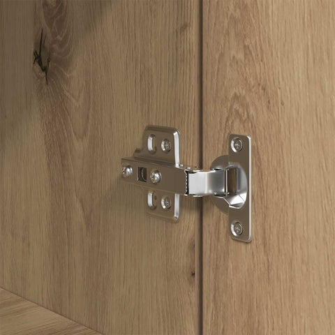vidaXL Bedside Cabinet Artisan Oak 39x35x125 cm Engineered Wood