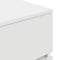 vidaXL Bedside Cabinet White 39x35x65 cm Engineered Wood