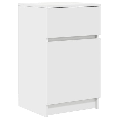 vidaXL Bedside Cabinets 2 pcs White 39x35x65 cm Engineered Wood