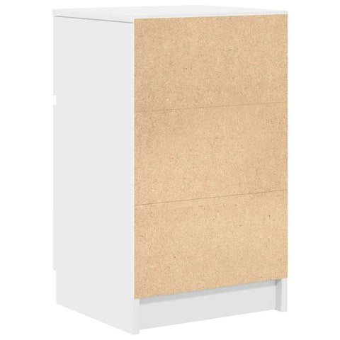 vidaXL Bedside Cabinets 2 pcs White 39x35x65 cm Engineered Wood