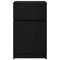vidaXL Bedside Cabinet Black 39x35x65 cm Engineered Wood