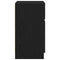vidaXL Bedside Cabinet Black 39x35x65 cm Engineered Wood