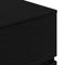 vidaXL Bedside Cabinet Black 39x35x65 cm Engineered Wood