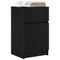 vidaXL Bedside Cabinets 2 pcs Black 39x35x65 cm Engineered Wood