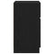 vidaXL Bedside Cabinets 2 pcs Black 39x35x65 cm Engineered Wood