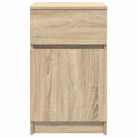 vidaXL Bedside Cabinet Sonoma Oak 39x35x65 cm Engineered Wood