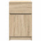 vidaXL Bedside Cabinet Sonoma Oak 39x35x65 cm Engineered Wood