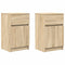 vidaXL Bedside Cabinets 2 pcs Sonoma Oak 39x35x65 cm Engineered Wood