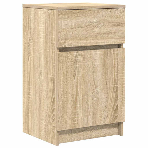 vidaXL Bedside Cabinets 2 pcs Sonoma Oak 39x35x65 cm Engineered Wood