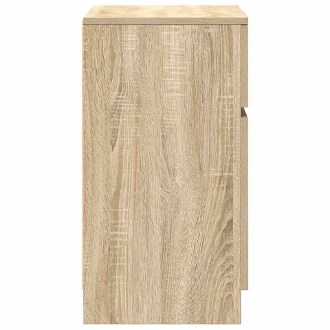 vidaXL Bedside Cabinets 2 pcs Sonoma Oak 39x35x65 cm Engineered Wood