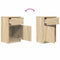 vidaXL Bedside Cabinets 2 pcs Sonoma Oak 39x35x65 cm Engineered Wood