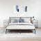 vidaXL Bedside Cabinets 2 pcs Concrete Grey 39x35x65 cm Engineered Wood
