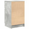 vidaXL Bedside Cabinets 2 pcs Concrete Grey 39x35x65 cm Engineered Wood