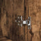 vidaXL Bedside Cabinet Smoked Oak 39x35x65 cm Engineered Wood