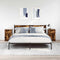 vidaXL Bedside Cabinets 2 pcs Smoked Oak 39x35x65 cm Engineered Wood