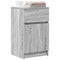vidaXL Bedside Cabinet Grey Sonoma 39x35x65 cm Engineered Wood