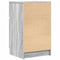 vidaXL Bedside Cabinet Grey Sonoma 39x35x65 cm Engineered Wood