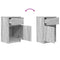 vidaXL Bedside Cabinet Grey Sonoma 39x35x65 cm Engineered Wood