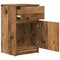 vidaXL Bedside Cabinet Old Wood 39x35x65 cm Engineered Wood