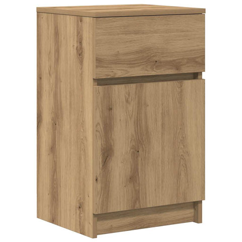 vidaXL Bedside Cabinet Artisan Oak 39x35x65 cm Engineered Wood