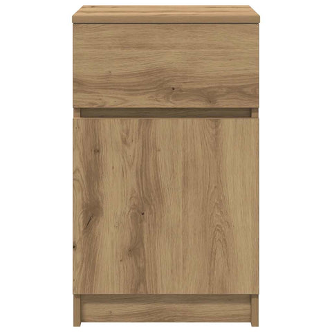 vidaXL Bedside Cabinet Artisan Oak 39x35x65 cm Engineered Wood