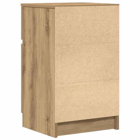 vidaXL Bedside Cabinet Artisan Oak 39x35x65 cm Engineered Wood