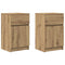 vidaXL Bedside Cabinets 2 pcs Artisan Oak 39x35x65 cm Engineered Wood