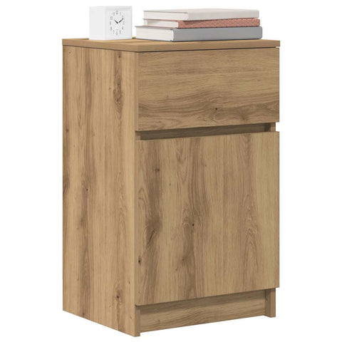 vidaXL Bedside Cabinets 2 pcs Artisan Oak 39x35x65 cm Engineered Wood