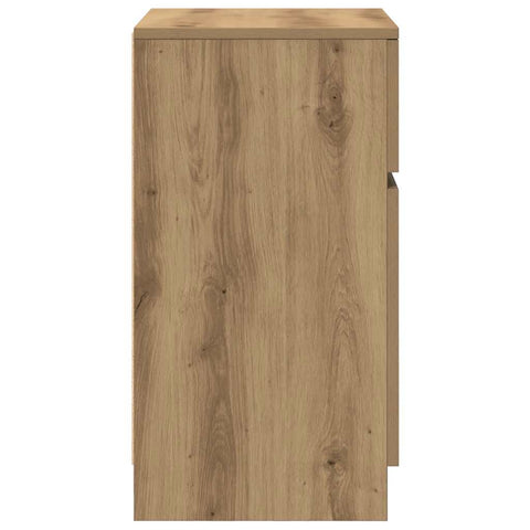 vidaXL Bedside Cabinets 2 pcs Artisan Oak 39x35x65 cm Engineered Wood