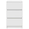 vidaXL Bedside Cabinets with 3 Drawers 2 pcs White 39x35x65 cm