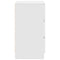vidaXL Bedside Cabinets with 3 Drawers 2 pcs White 39x35x65 cm