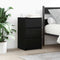 vidaXL Bedside Cabinets with 3 Drawers 2 pcs Black 39x35x65 cm