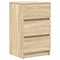 vidaXL Bedside Cabinet with 3 Drawers Sonoma Oak 39x35x65 cm