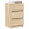vidaXL Bedside Cabinets with 3 Drawers 2 pcs Sonoma Oak 39x35x65 cm