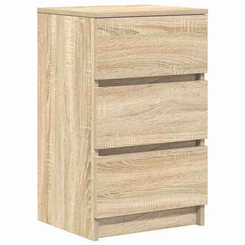vidaXL Bedside Cabinets with 3 Drawers 2 pcs Sonoma Oak 39x35x65 cm