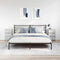 vidaXL Bedside Cabinets with 3 Drawers 2 pcs Concrete Grey 39x35x65 cm