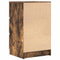 vidaXL Bedside Cabinet with 3 Drawers Smoked Oak 39x35x65 cm